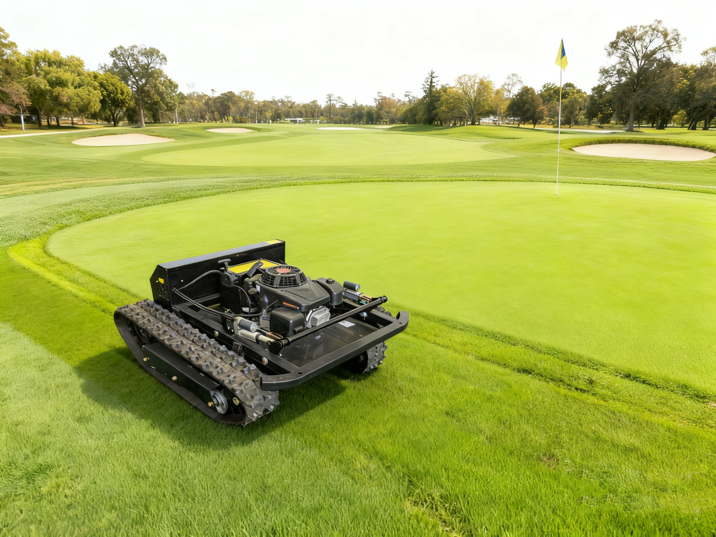 YJ-600DL Remote-Controlled Lawn Mower