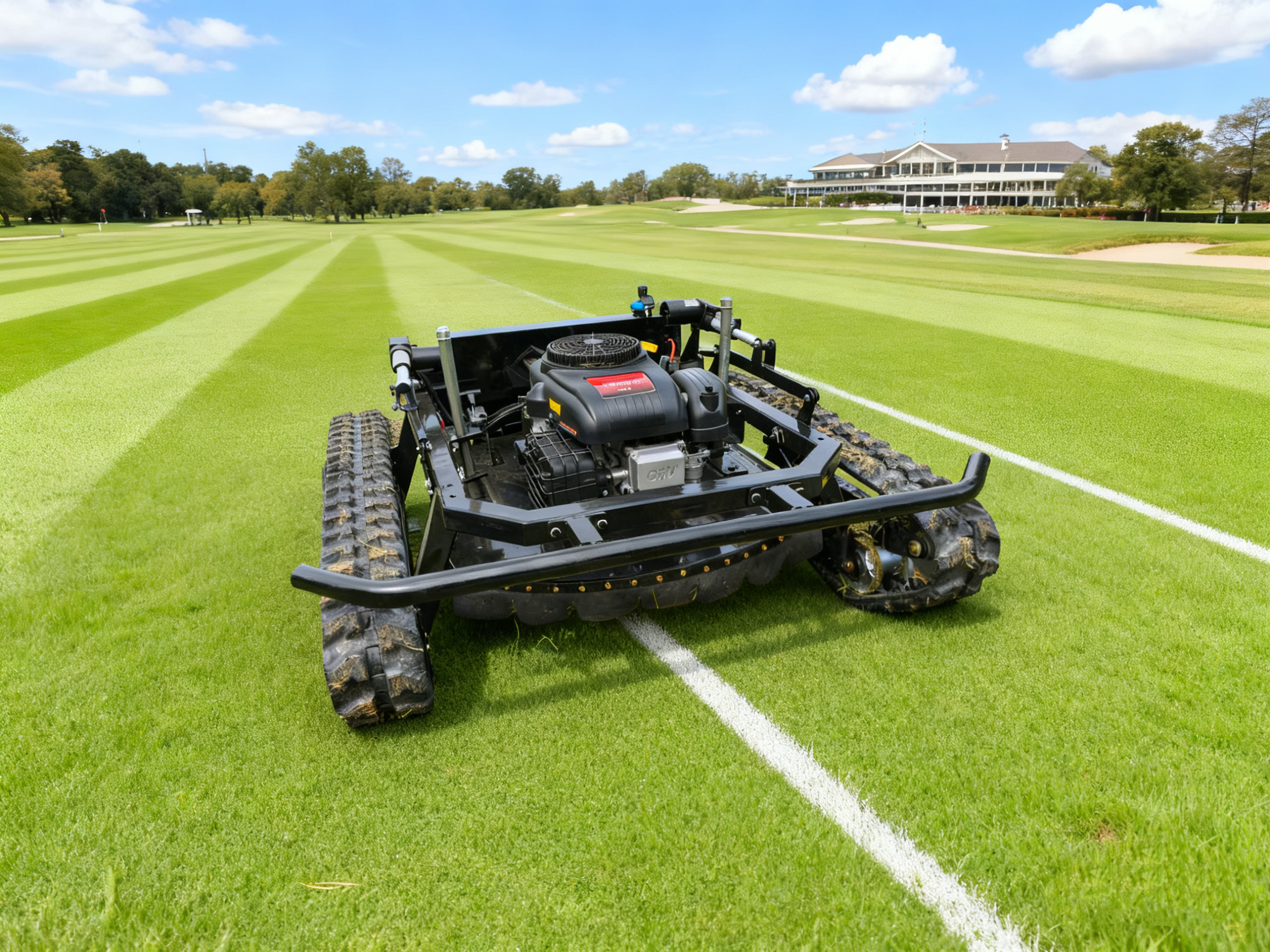 YJ-800DL Remote-Controlled Lawn Mower