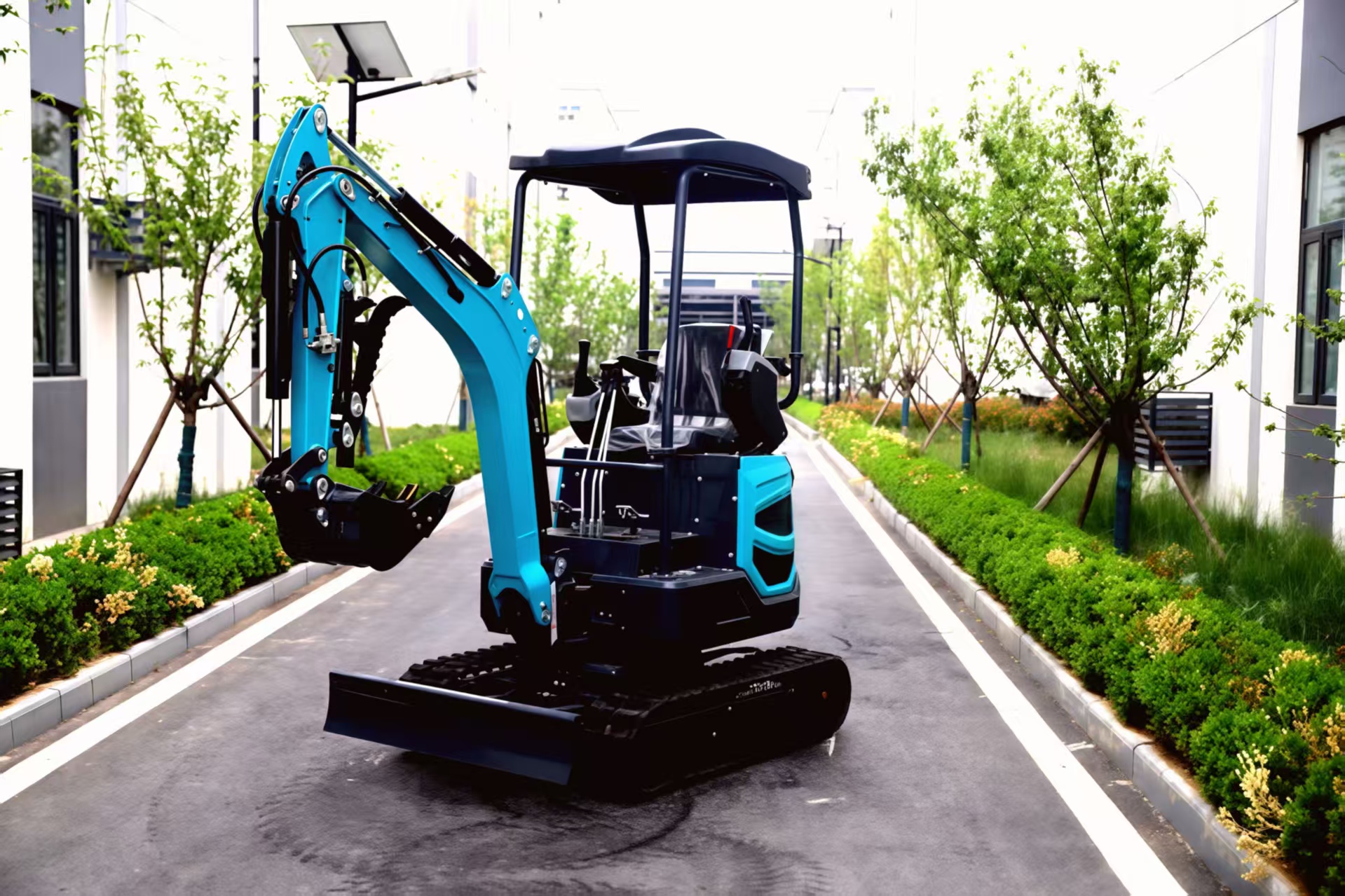 小型挖掘机图标