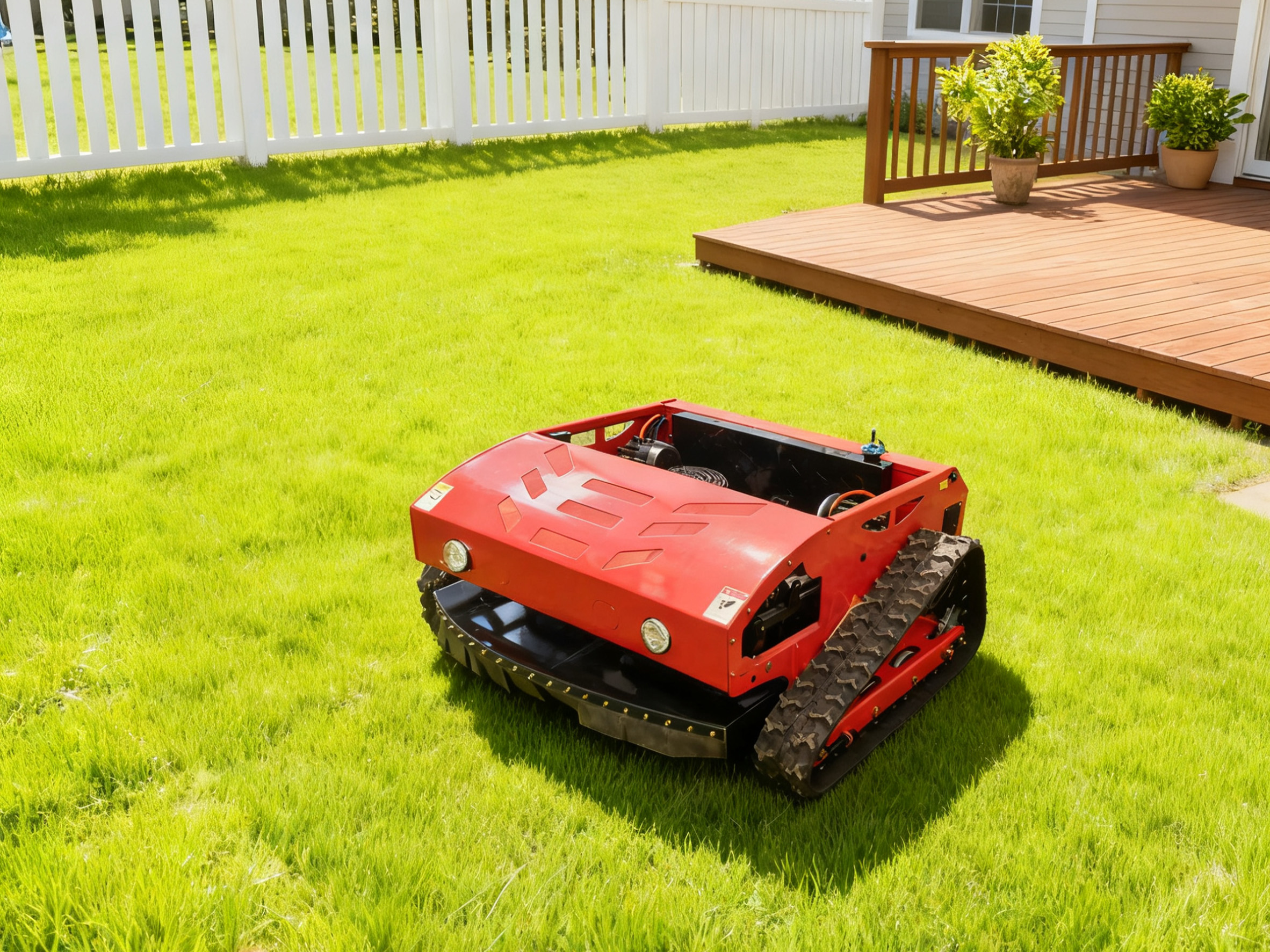 YJ-1000 Remote-Controlled Lawn Mower